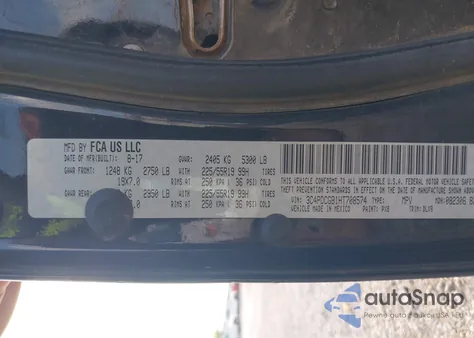 2017 Dodge Journey Crossroad Plus from USA, damaged, VIN 3C4PDCGB1HT708574